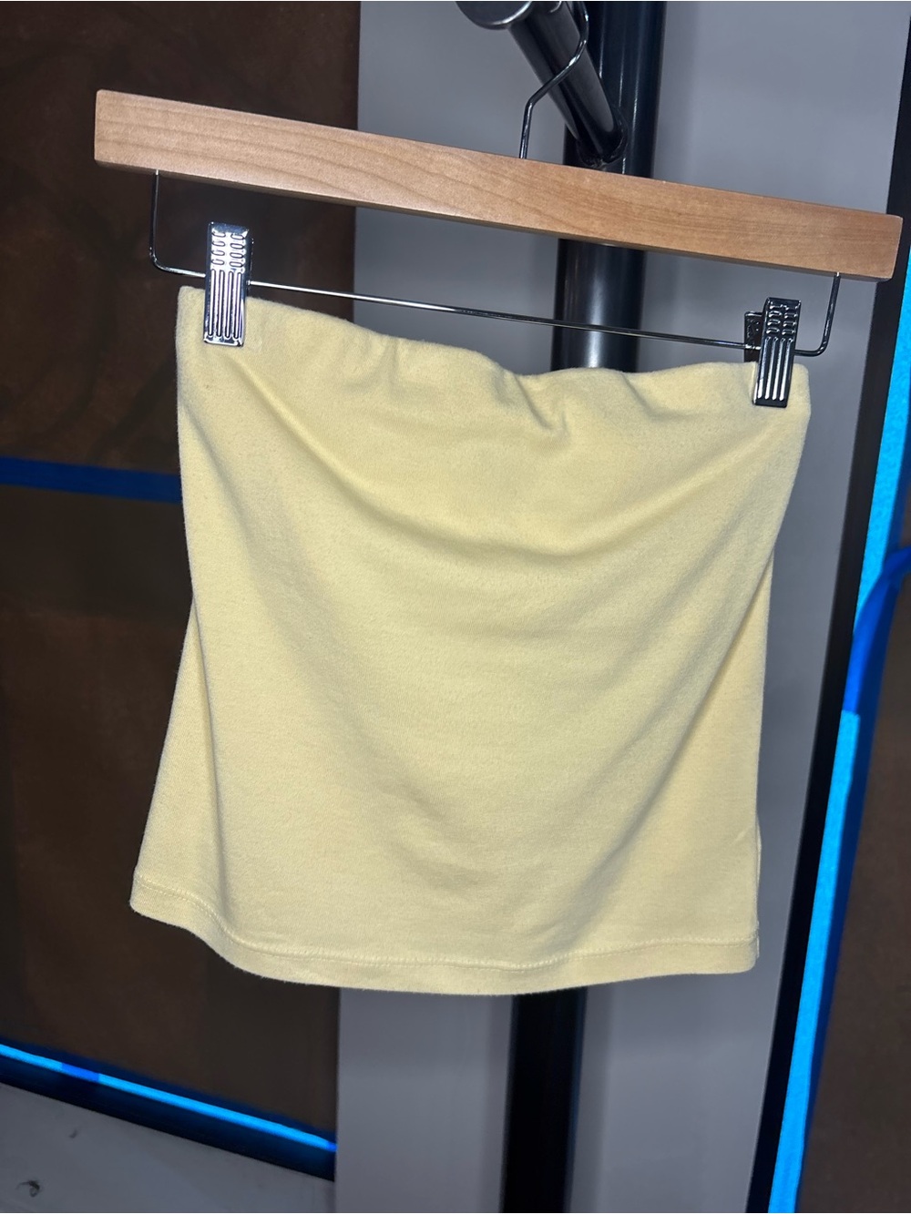 Women's DONNI Lightweight Yellow Tube Top